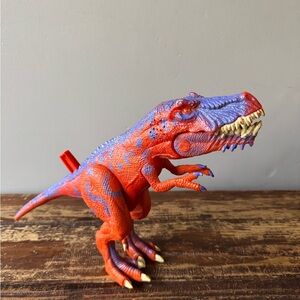 Red and Blue Dinosaur Reptile Toy